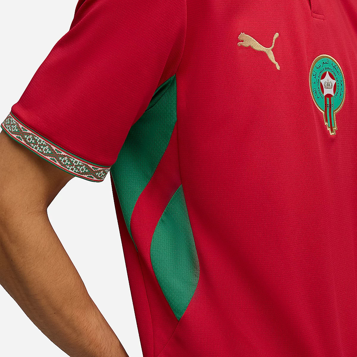 Maillot Homme Fédération Royale Marocaine Domicile 2026 Rouge