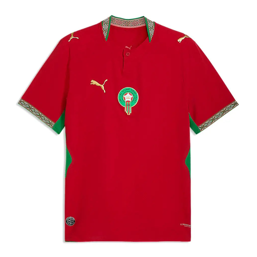 Maillot Homme Fédération Royale Marocaine Domicile 2026 Rouge