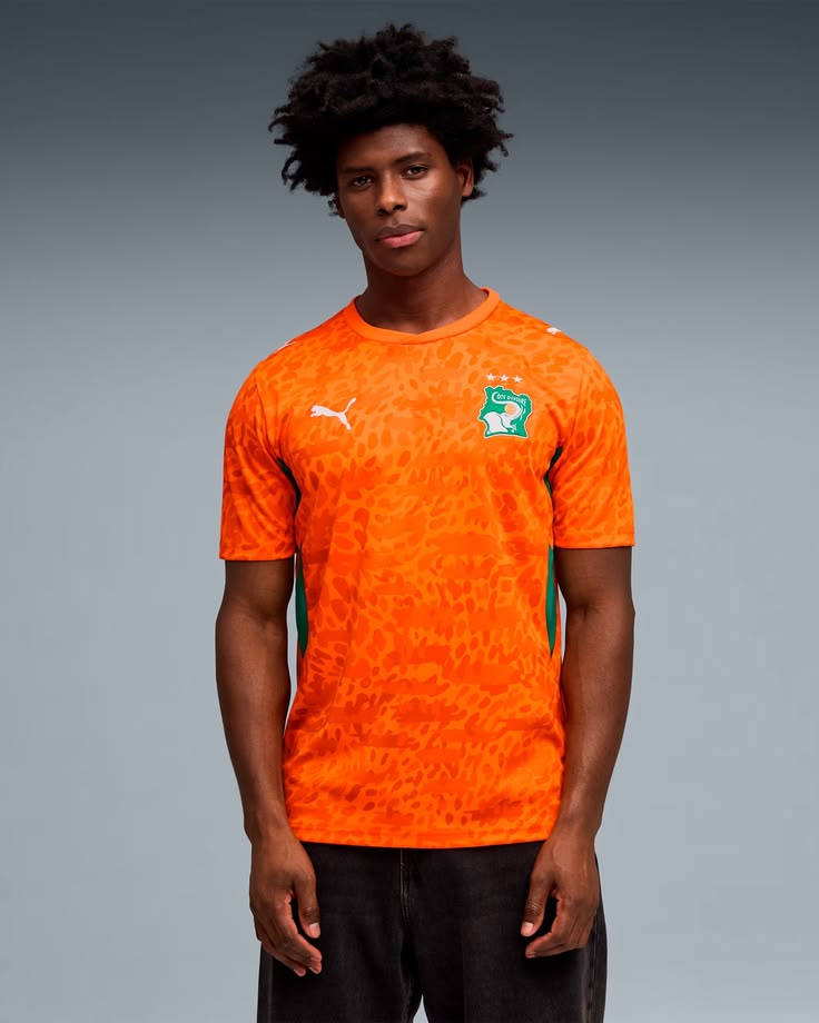Maillot Homme Fédération Ivoirienne Domicile 2026 Orange
