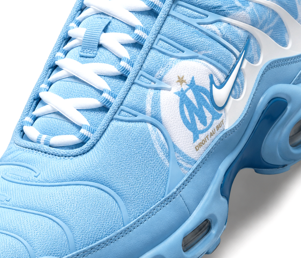 Nike Air Max Plus - Olympiques de Marseille - Light Blue