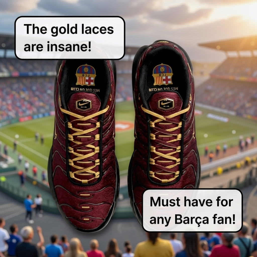 Collection Exclusive Air Max Plus FC Barcelone – Édition Spéciale