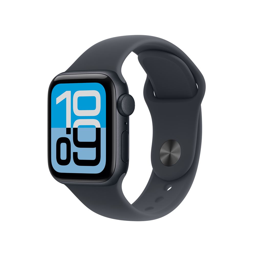 Apple Watch SE 3 GPS 40mm Boitier en Aluminium Lumiere Stellaire avec Bracelet Sport Lumiere Stellaire S/M
