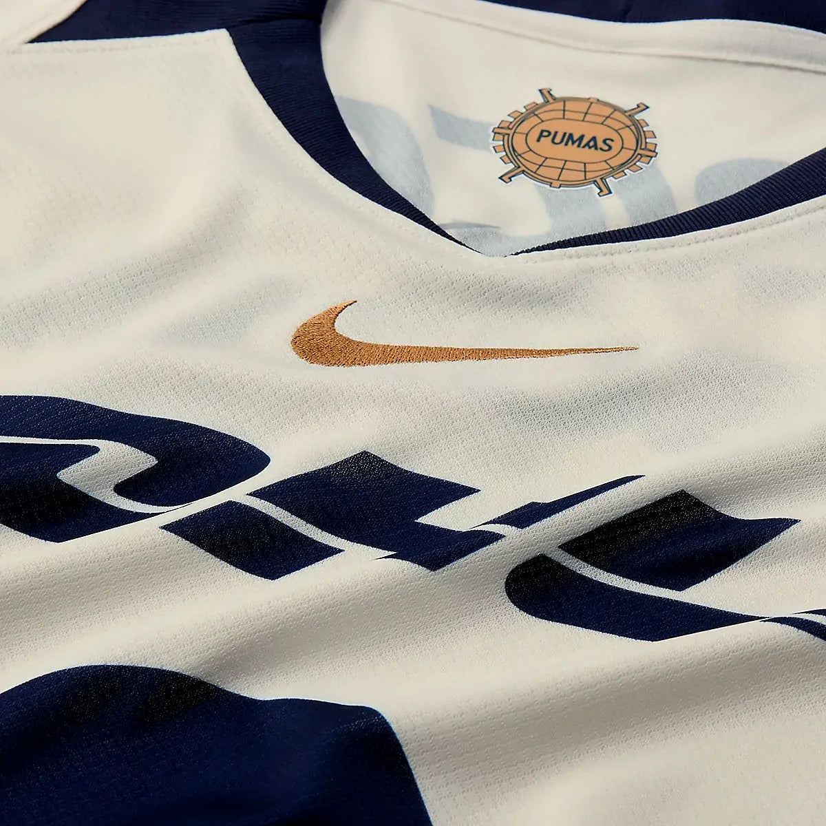 Maillot Homme Pumas UNAM Stadium Domicile 25/26 Beige et jaune