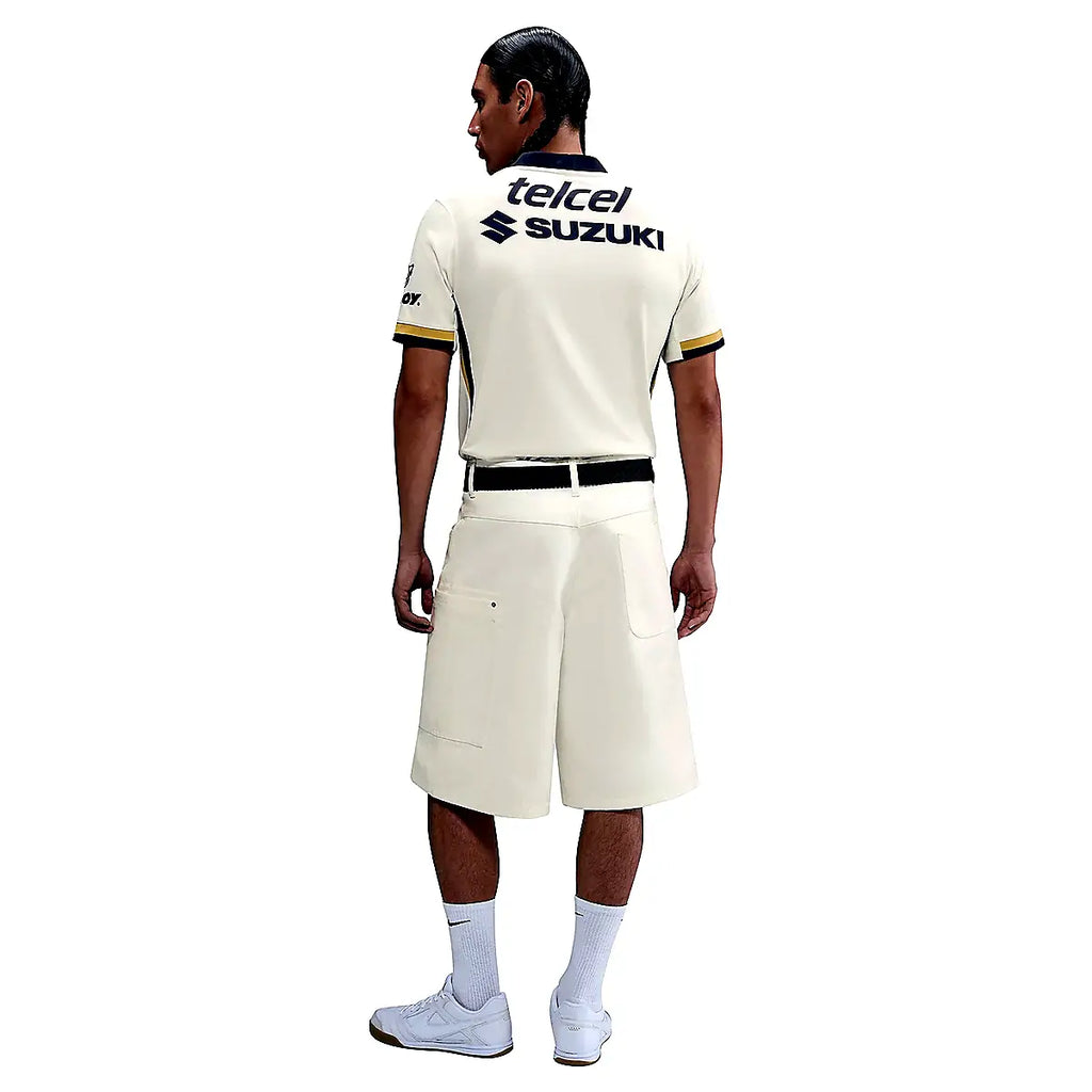 Maillot Homme Pumas UNAM Stadium Domicile 25/26 Beige et jaune