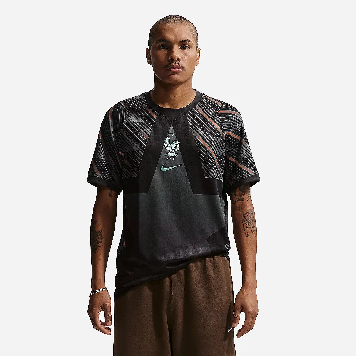 Maillot Homme Équipe de France Stadium Gardien de but 2026 Noir