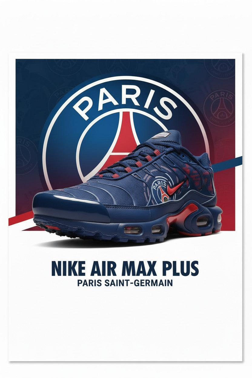 Nike Air Max Plus PSG – Édition Limitée - Team Crimson