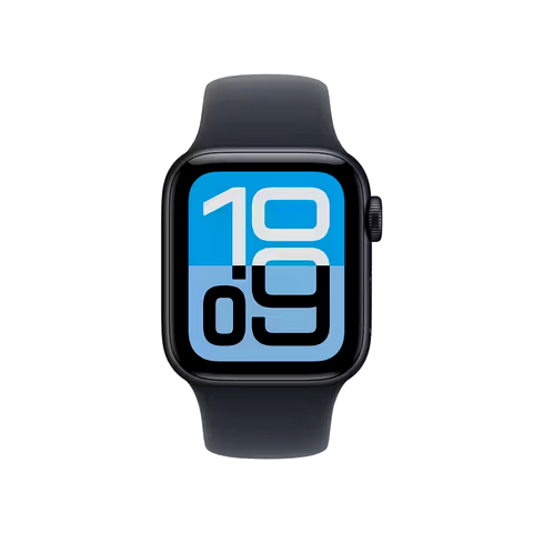Apple Watch SE 3 GPS 40mm Boitier en Aluminium Lumiere Stellaire avec Bracelet Sport Lumiere Stellaire S/M