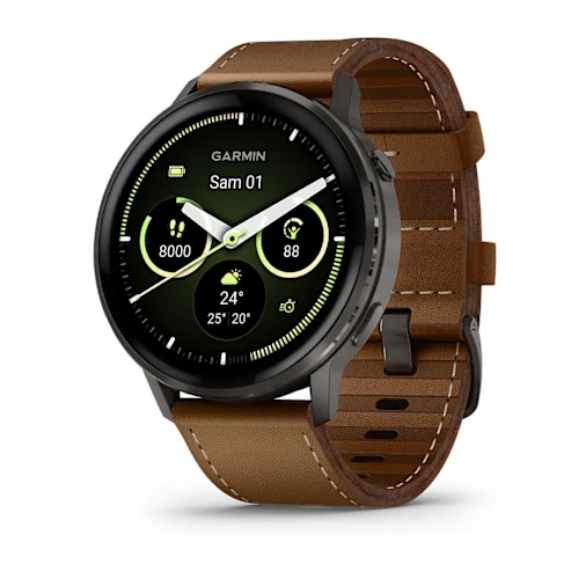 Garmin Venu 4 AMOLED 3,56 cm (1.4") 45 mm  454 x 454 pixels Silicone Jaune Citron
