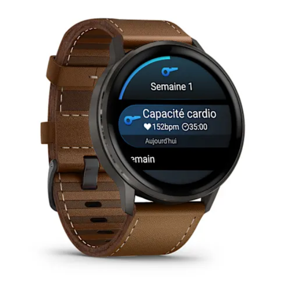 Garmin Venu 4 AMOLED 3,56 cm (1.4") 45 mm  454 x 454 pixels Silicone Jaune Citron