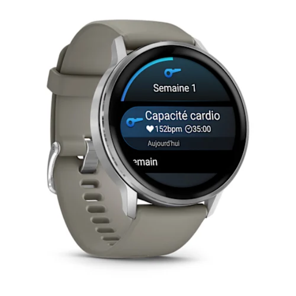 Garmin Venu 4 AMOLED 3,56 cm (1.4") 45 mm  454 x 454 pixels Silicone Jaune Citron