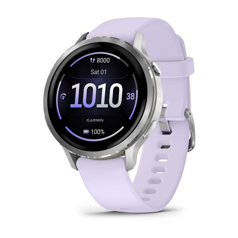 Garmin Venu 4 AMOLED 3,05 cm (1.2") 41 mm 390 x 390 pixels Argent Wifi GPS (satellite)
