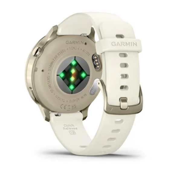 Garmin Venu 4 AMOLED 3,05 cm (1.2") 41 mm 390 x 390 pixels Argent Wifi GPS (satellite)