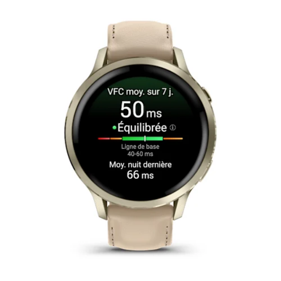 Garmin Venu 4 AMOLED 3,05 cm (1.2") 41 mm 390 x 390 pixels Argent Wifi GPS (satellite)