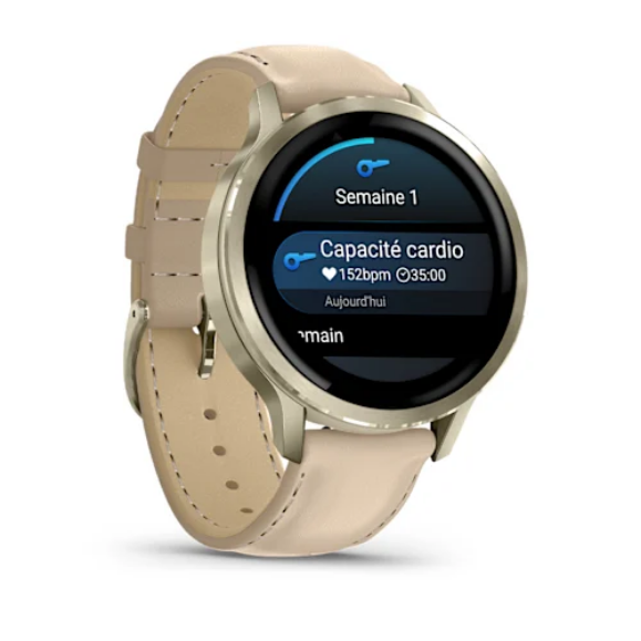 Garmin Venu 4 AMOLED 3,05 cm (1.2") 41 mm 390 x 390 pixels Argent Wifi GPS (satellite)