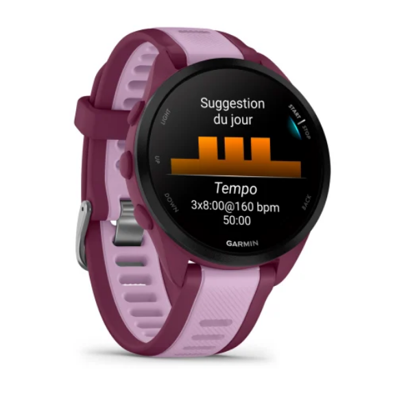 Garmin Forerunner 165 Music AMOLED 3,05 cm (1.2") AMOLED 43 mm 390 x 390 pixels GPS (satellite)