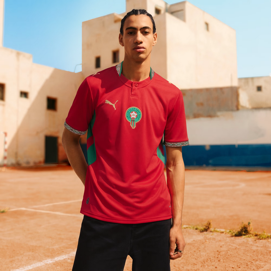 Maillot Homme Fédération Royale Marocaine Domicile 2026 Rouge