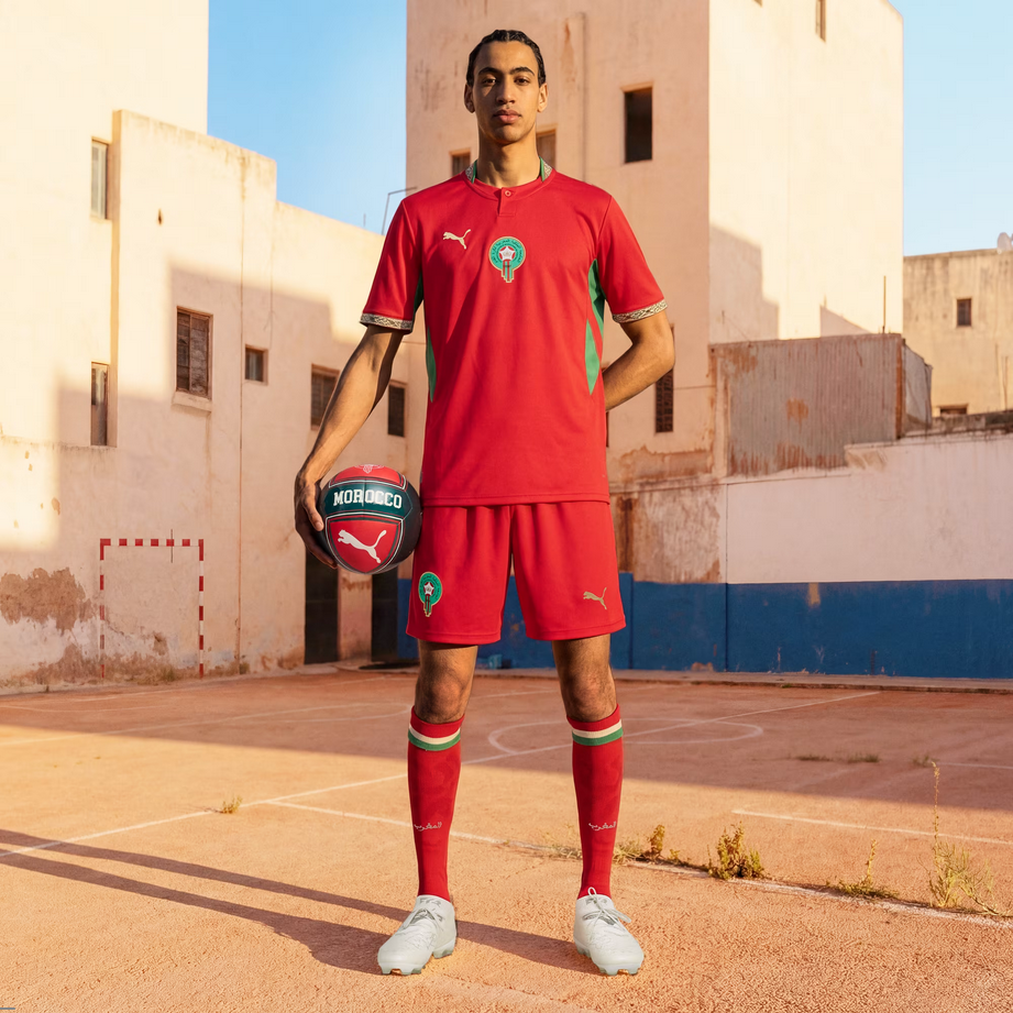 Maillot Homme Fédération Royale Marocaine Domicile 2026 Rouge