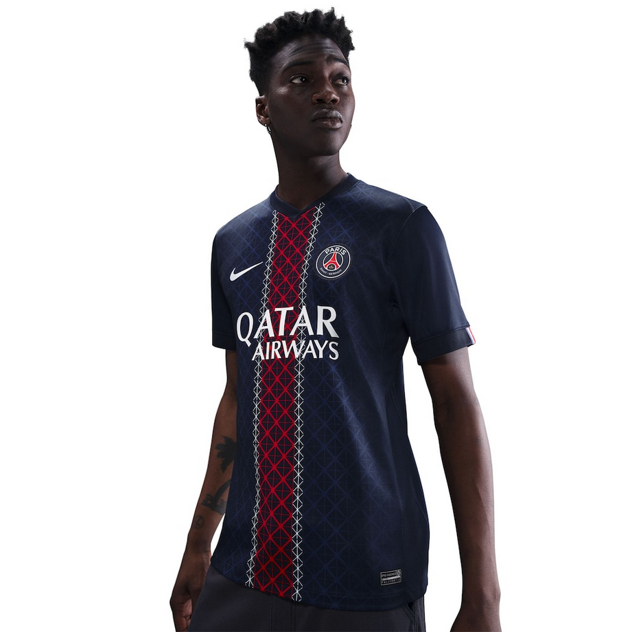 Maillot Homme PSG Stadium Domicile 25/26 Bleu et blanc