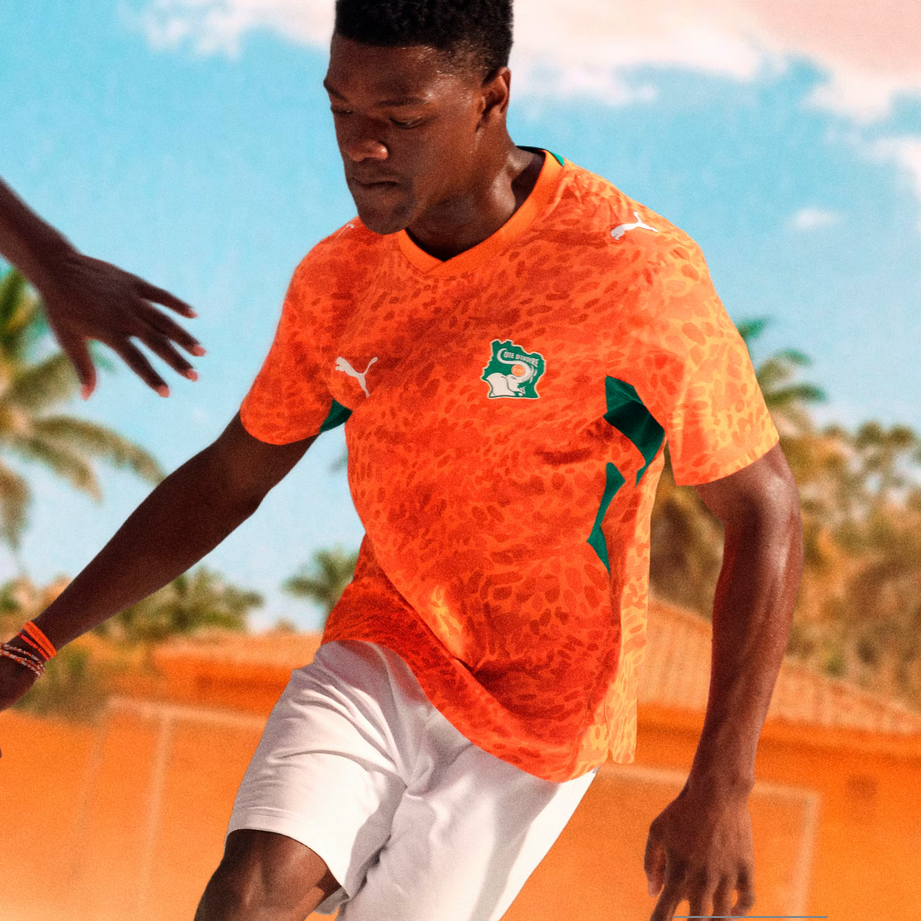 Maillot Homme Fédération Ivoirienne Domicile 2026 Orange