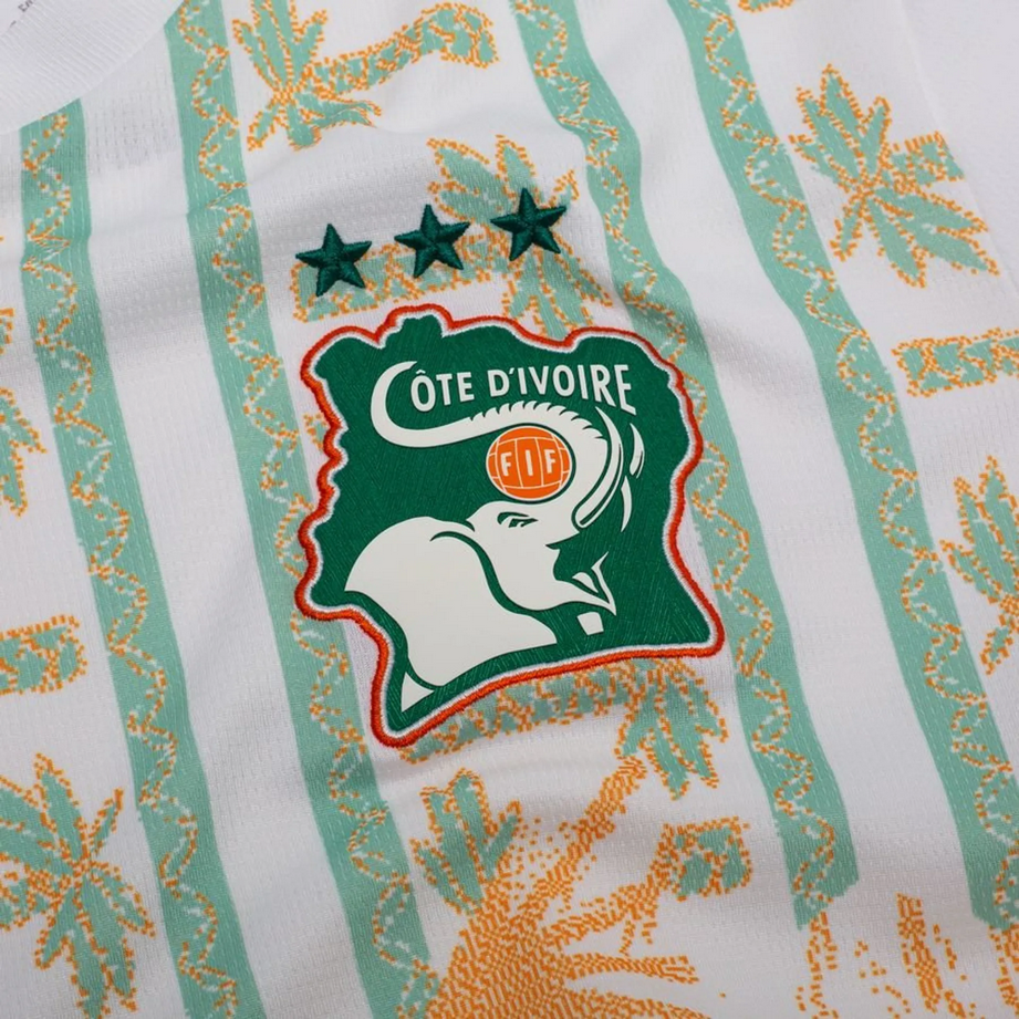 Maillot Homme Fédération Ivoirienne Extérieur 2026 Blanc