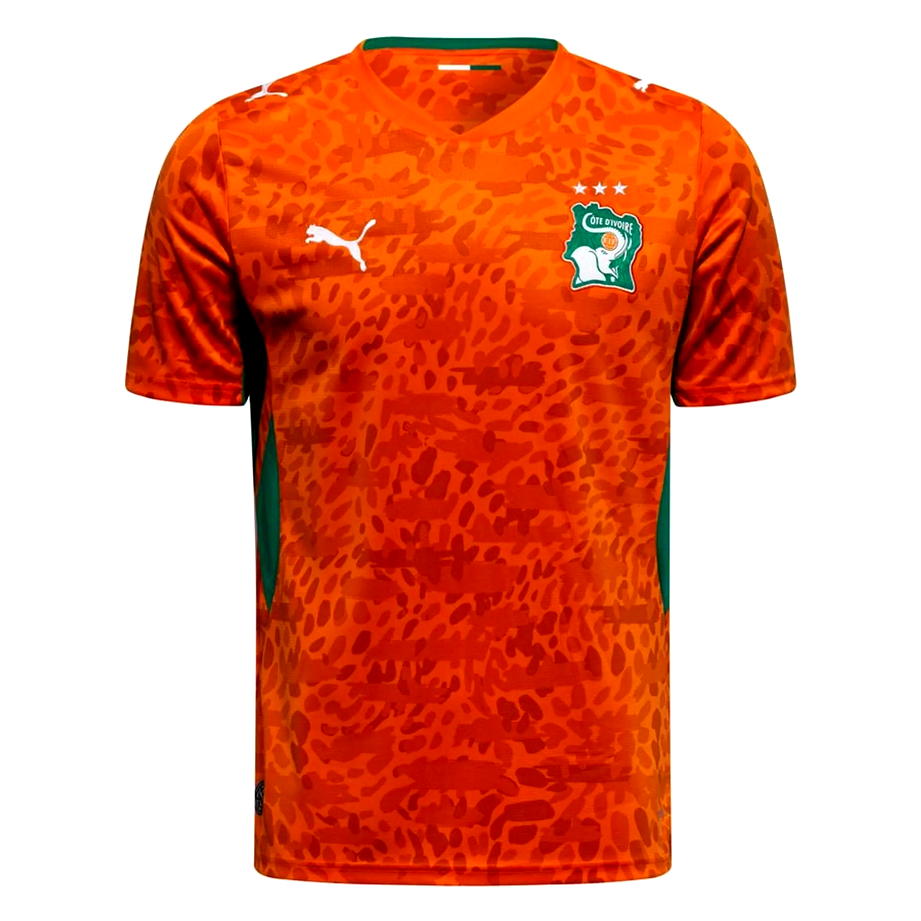 Maillot Homme Fédération Ivoirienne Extérieur 2026 Orange