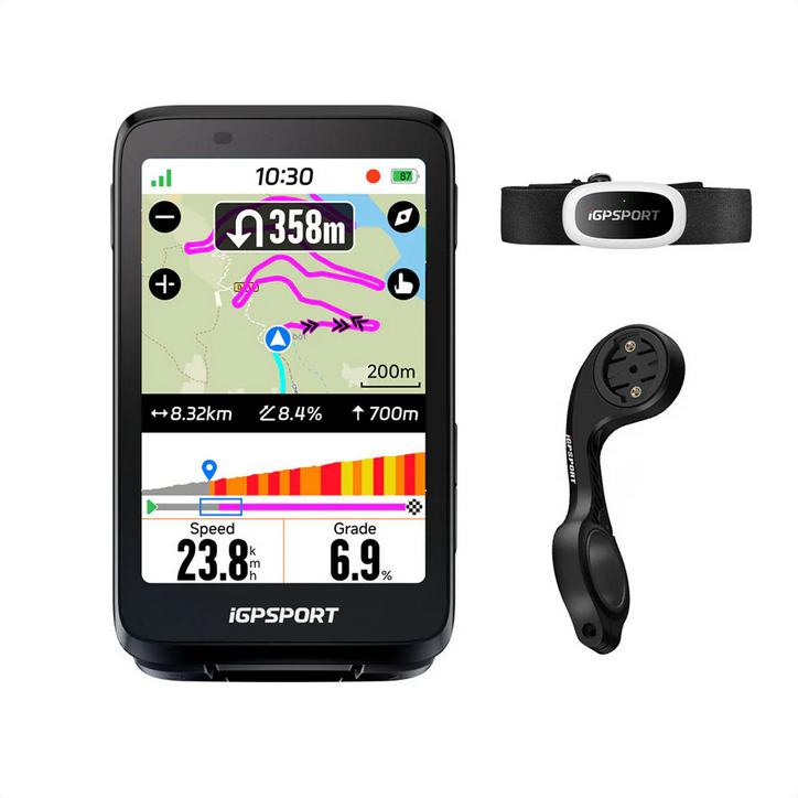 Compteur Magene GPS iGPSPORT BiNavi+M80