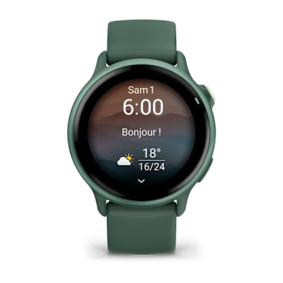 Garmin Vívoactive® 6 - Metallic Jasper Green