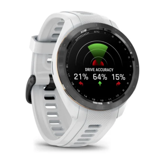Garmin Approach® S70 - Céramique Noire Jaune Vif 47mm