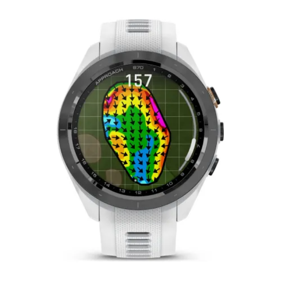Garmin Approach® S70 - Céramique Noire Jaune Vif 42mm