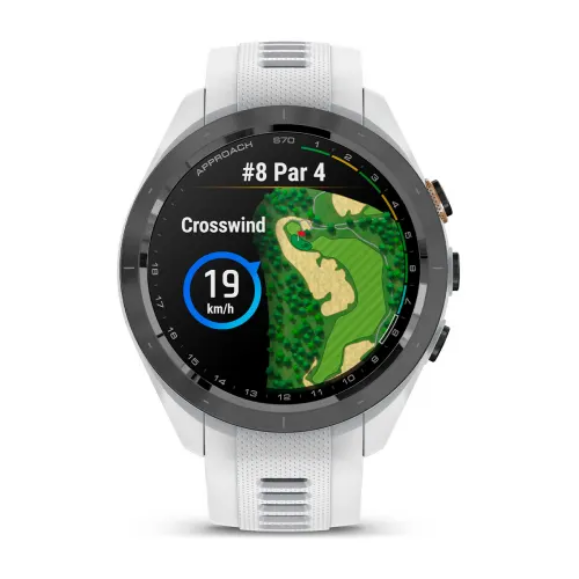 Garmin Approach® S70 - Céramique Noire Jaune Vif 42mm