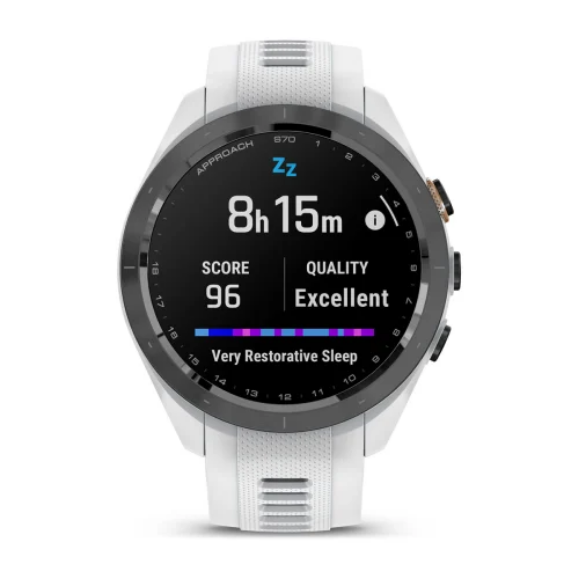 Garmin Approach® S70 - Céramique Noire Jaune Vif 42mm