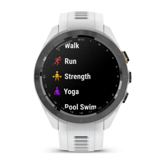 Garmin Approach® S70 - Céramique Noire Jaune Vif 47mm