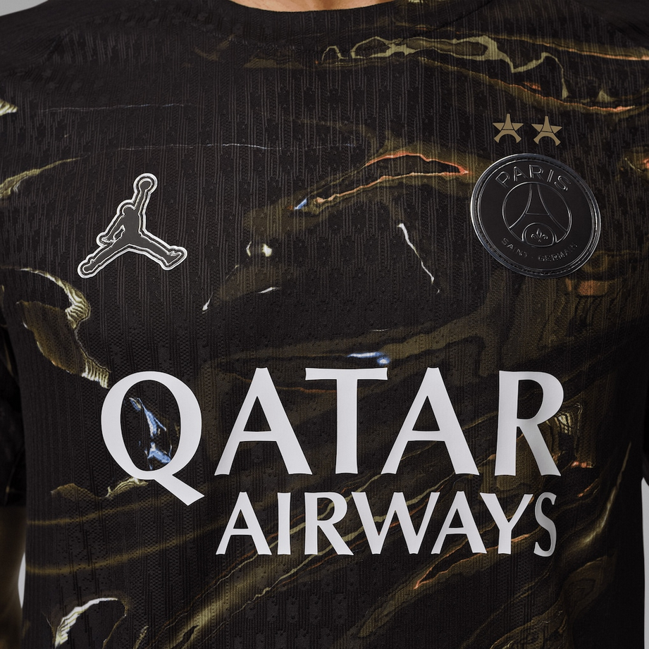Maillot PSG Jordan Night Edition Match Dri-FIT ADV 25/26 - Flocage Champions of Europe