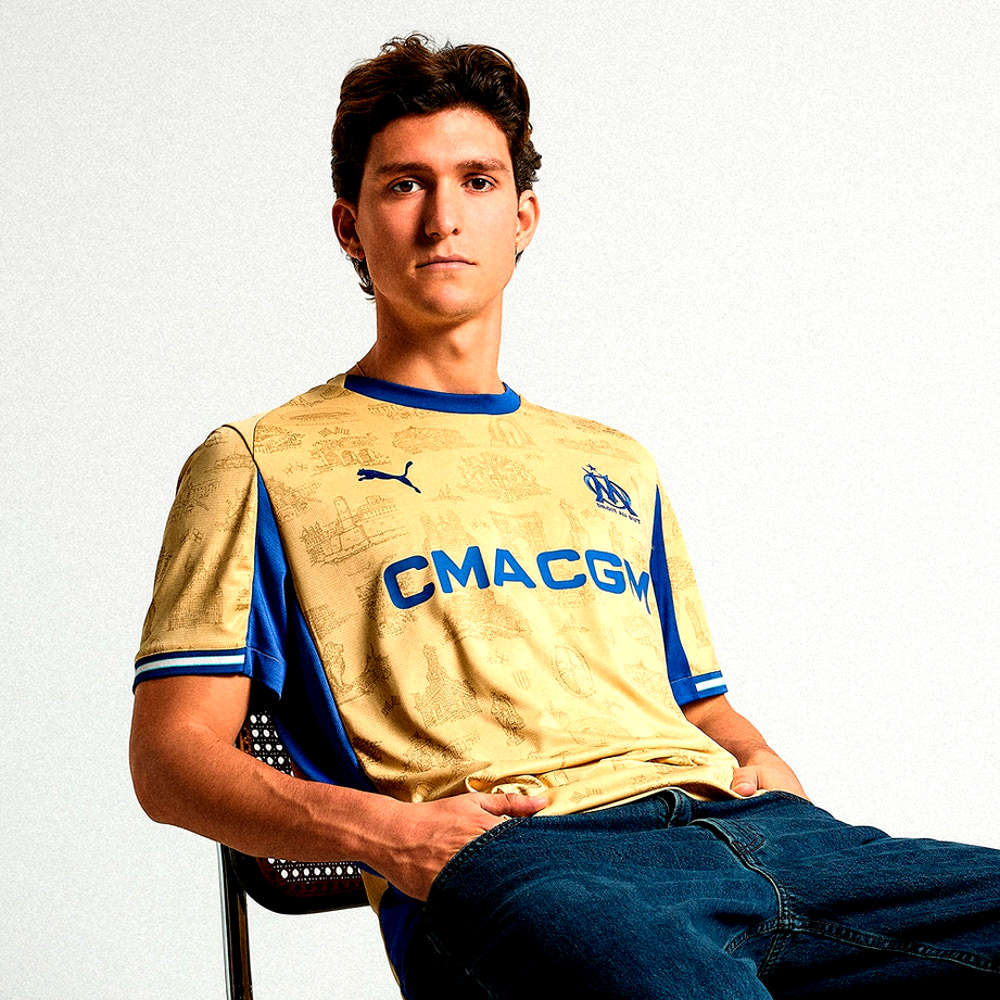 Maillot Olympique de Marseille Officiel "La Bonne Mere"