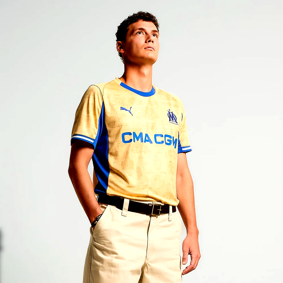 Maillot Olympique de Marseille Officiel "La Bonne Mere"