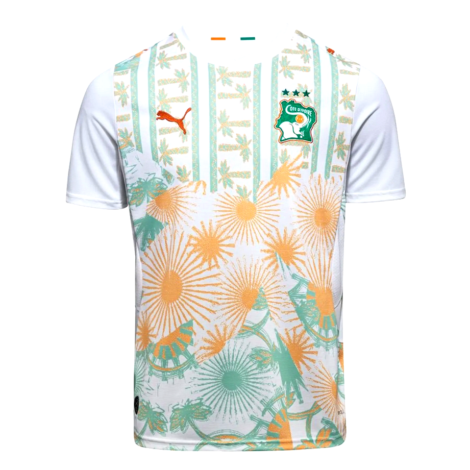 Maillot Homme Fédération Ivoirienne Extérieur 2026 Blanc
